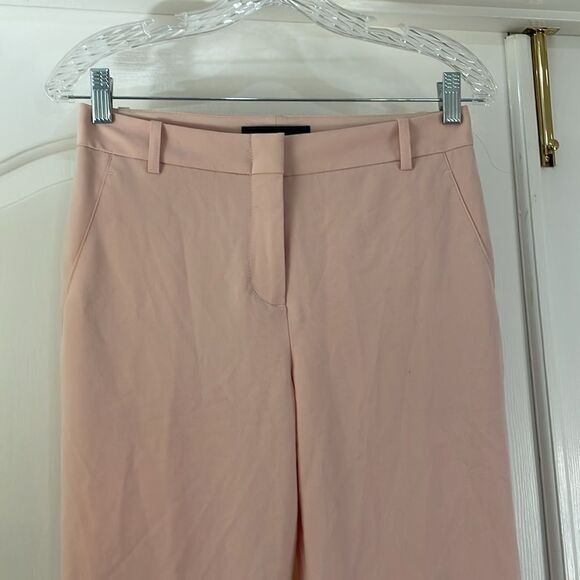 BCBGMAXAZRIA Women's Cropped Straight Leg Pants | pink | size XS - Picture 3 of 8